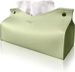 ティッシュケース PUレザー ソフトパック ボックス 直置き 北欧