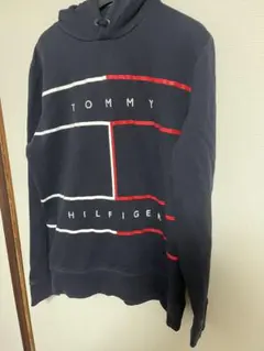 TOMMY HILFIGER ネイビーパーカー L