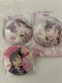 名探偵コナン 毛利蘭 缶バッジ