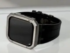 cb0★アップルウォッチバンド　ラバーベルト　Apple Watchカバー
