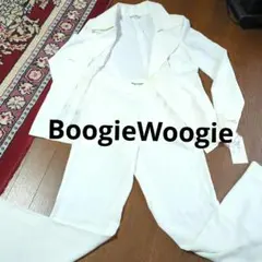 Boogie Woogie タグ付ホワイトパンツスーツ　ジャケットセットアップ