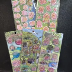 【即発送】こびとづかん　キラリンウォーターシール カプセルシール