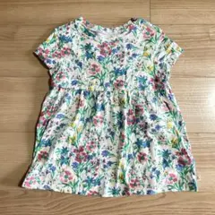 baby gap 花柄 半袖Tシャツ 5years 110