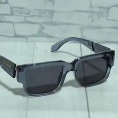 新品 UV400 サングラス ウェリントン ブルー グレー ネイビー 男女