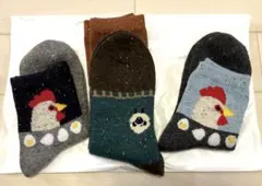 新品　レディース　ソックス　暖かい　3足セット