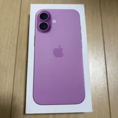 iPhone16 空箱 ピンク 付属品なし
