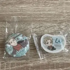 SPY×FAMILY スパイファミリー ロイド 缶バッジ 消しゴム くら寿司