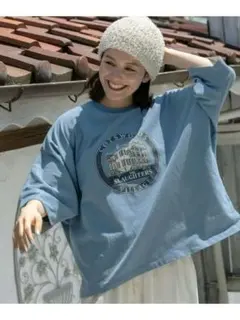 niko and 　スーベニアワイドTシャツ