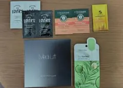 ロクシタン等シャンプートリートメント試供品とフェイスパック2種類のセット販売