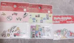 ディズニー　ピクサー　サンリオ フレークシールセット