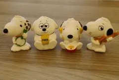 スヌーピーの仲間たち フィギュア 4体セット