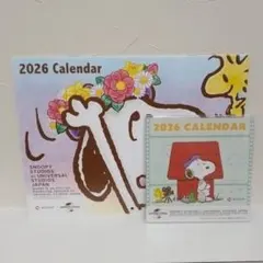 ニッセイ2026年スヌーピーカレンダー 卓上・壁掛け