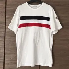 美品　モンクレールTシャツ　トリコロール　メッシュ