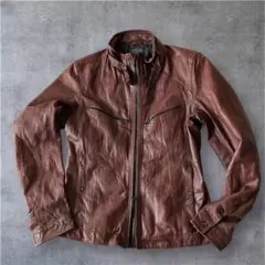 NICOLE CLUB FOR MEN】シングルレザーブルゾン ヤギ革 - メルカリ