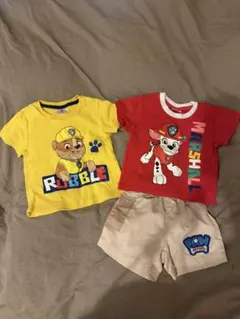 パウパトロール Tシャツ2枚セット ハーフパンツ付きのサムネイル