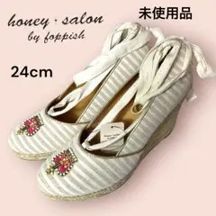 honey + salon by foppish 24cmウェッジソールパンプス