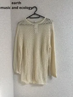 新品☆earth☆メッシュ編みニットプルオーバー