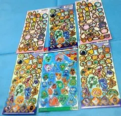 ポケモン　 キラッとシール　6枚セット