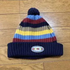 MIKIHOUSE ポンポン付きニット帽