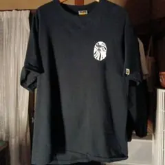 BAPE ネイビー Tシャツ 猿デザイン