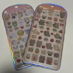 正規品コットンパフィー　オリジナル　2枚セットB シール