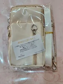 スマホショルダーバッグ　色オフホワイト