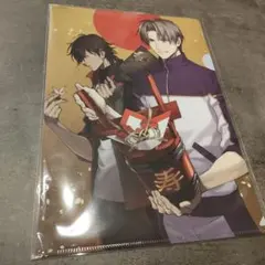 刀剣乱舞　一周年記念祝画　クリアファイル　へし切り長谷部　大倶利伽羅