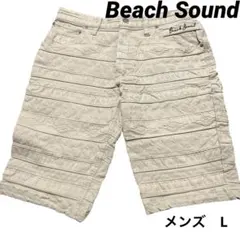 Beach Sound メンズ　ハーツパンツ　ショートパンツ　型押し☆サイズLのサムネイル