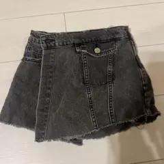 ZARA ダークグレー デニムスカート サイズ9