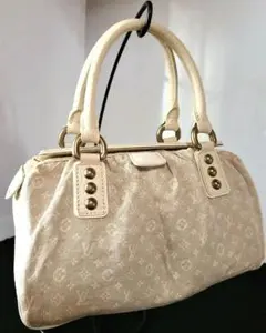 ルイヴィトン モノグラムミニラン トラペーズPM 【アイボリー】美品