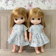 ミキちゃんマキちゃん リボン柄ワンピース - メルカリ