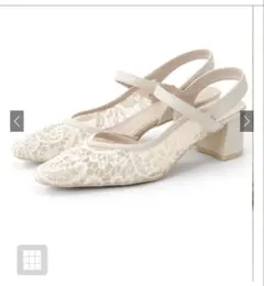 GRL グレイル　レースストラップパンプス[gd1517]