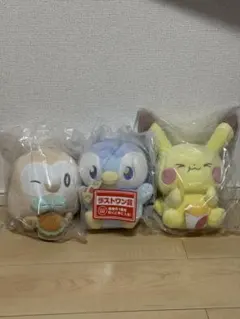 ポケピース　ポケモン ぬいぐるみ 3体セット