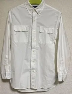 ◆希少！ラルフローレン　コットン ボタンダウンシャツ　マチ付き　M◆