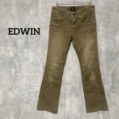美品　ブラウンEDWINy2k レディース　ワイドパンツ　平成　日本製カジュアル