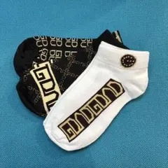 GOODGOOD ショートソックス 3足セット 白黒 モノトーン