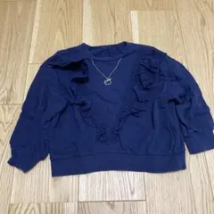 トレーナー　ネックレス風