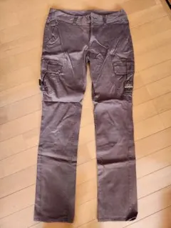 カーゴスキニーパンツ　茶色