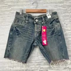 シーセブンティーン デニムショートパンツ M ダメージ加工 新品　タグ付き