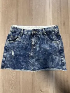 レトロガール　デニムスカート　Lサイズ