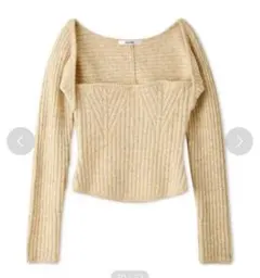 snidel ビスチェニットセットカーディガン