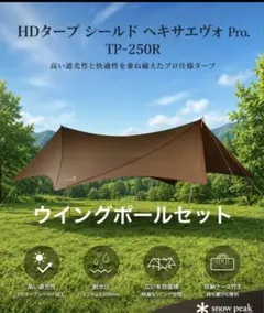 美品 スノーピーク HDタープ シールド ヘキサエヴォ Pro. TP-250R