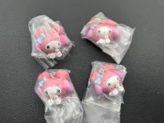モブリー×マイメロディ　マスコットチャーム　4個セット