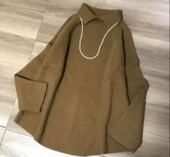 美品　セオリー　22AW MOVINGLINEプルオーバー　ニット　M