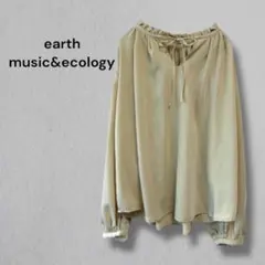 earth music&ecology 2wayとろみブラウス イエロー F