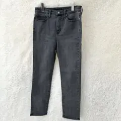 UNIQLO 28 スキニー デニム チャコールグレー