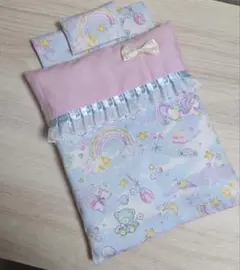 メルちゃん布団セット 水色