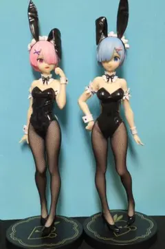 リゼロ　レム　ラム　BiCute Bunnies　黒バニー　フィギュア ガール