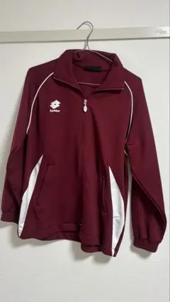 Lotto トラックジャケット バーガンディ 赤160 S