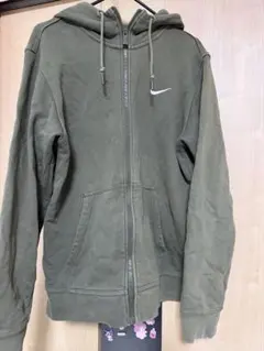 Nike フルジップパーカー L オリーブグリーン